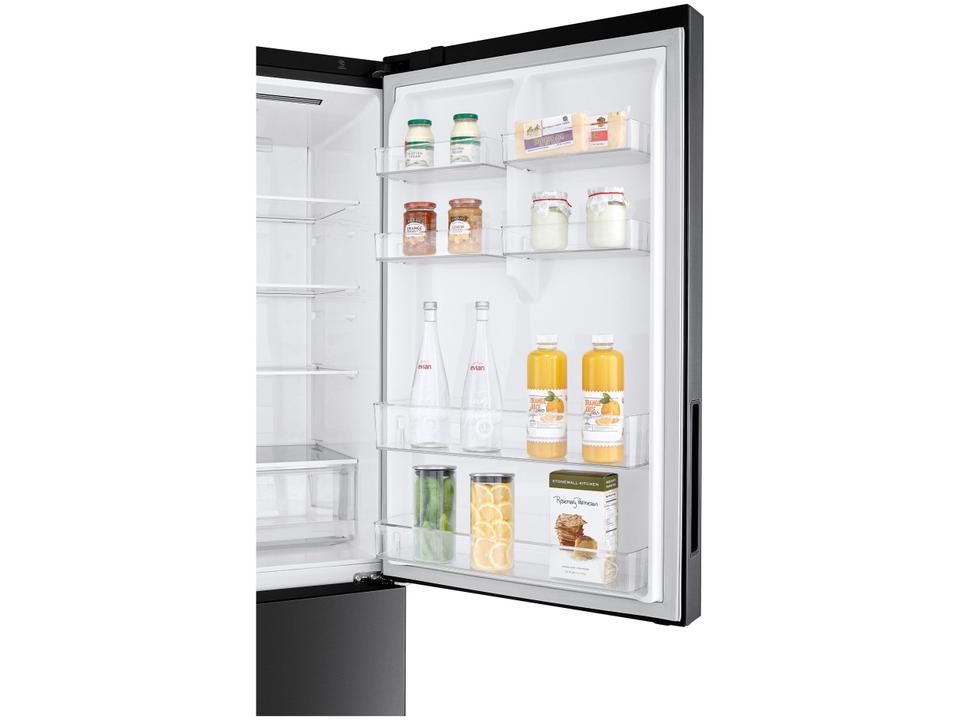 Geladeira/Refrigerador LG Frost Free Smart Preta - 451L Inox Look GC-B569NQLC.AMCFSBS - 110 V - 14