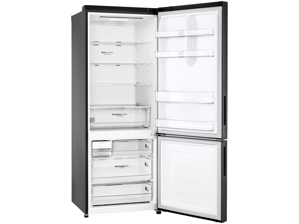 Geladeira/Refrigerador LG Frost Free Smart Preta - 451L Inox Look GC-B569NQLC.AMCFSBS - 110 V - 19
