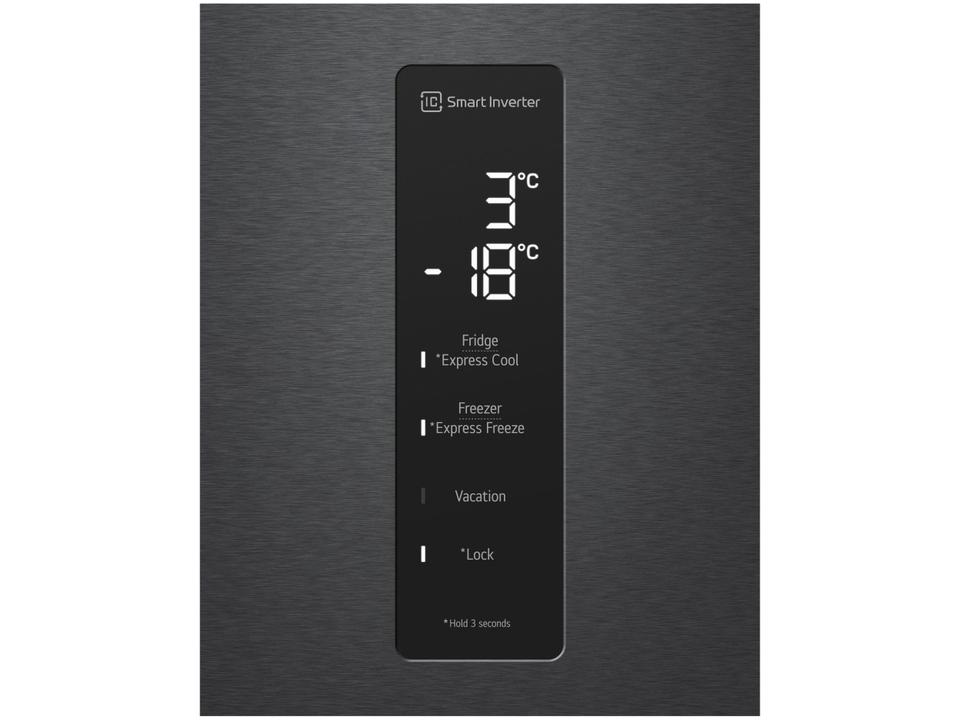 Geladeira/Refrigerador LG Frost Free Smart Preta - 16