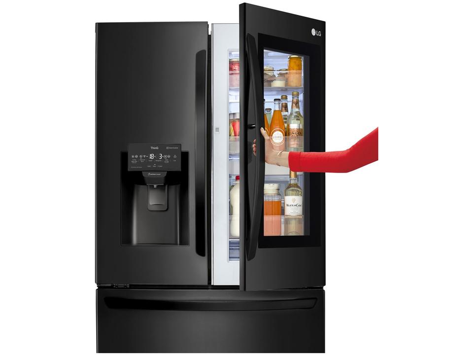 Geladeira/Refrigerador LG Smart Degelo Automático French Door Black  660L GM-X288NQXH - 110 V - 6