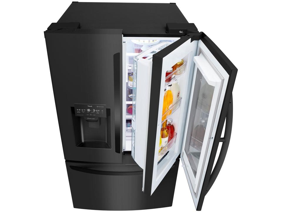 Geladeira/Refrigerador LG Smart Degelo Automático French Door Black  660L GM-X288NQXH - 110 V - 9