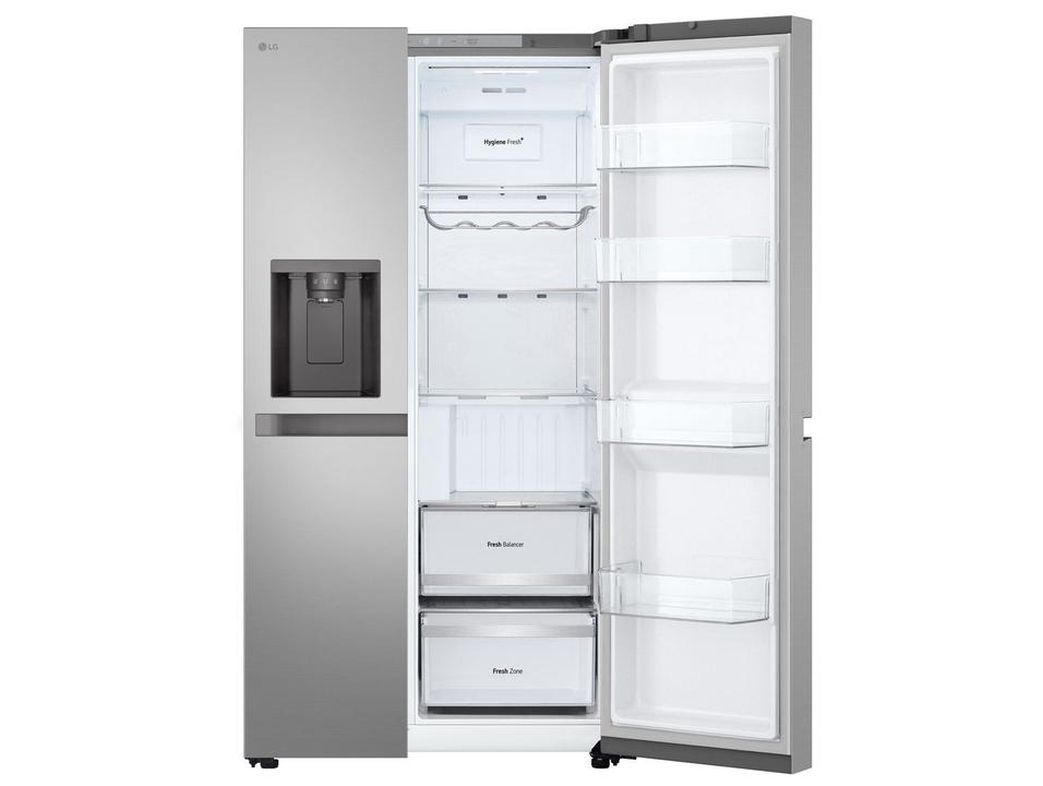 Geladeira/Refrigerador LG Smart Frost Free Side by Side Inox Look 638L GC-L267KLQX Bivolt - 19
