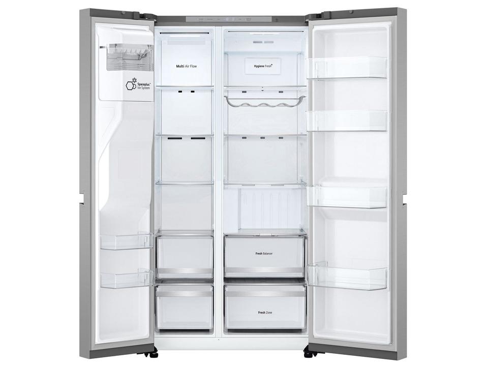 Geladeira/Refrigerador LG Smart Frost Free Side by Side Inox Look 638L GC-L267KLQX Bivolt - 18