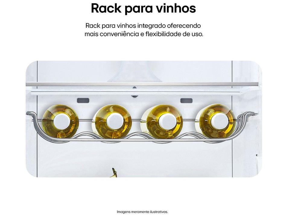 Geladeira/Refrigerador LG Smart Frost Free Side by Side Inox Look 638L GC-L267KLQX Bivolt - 9