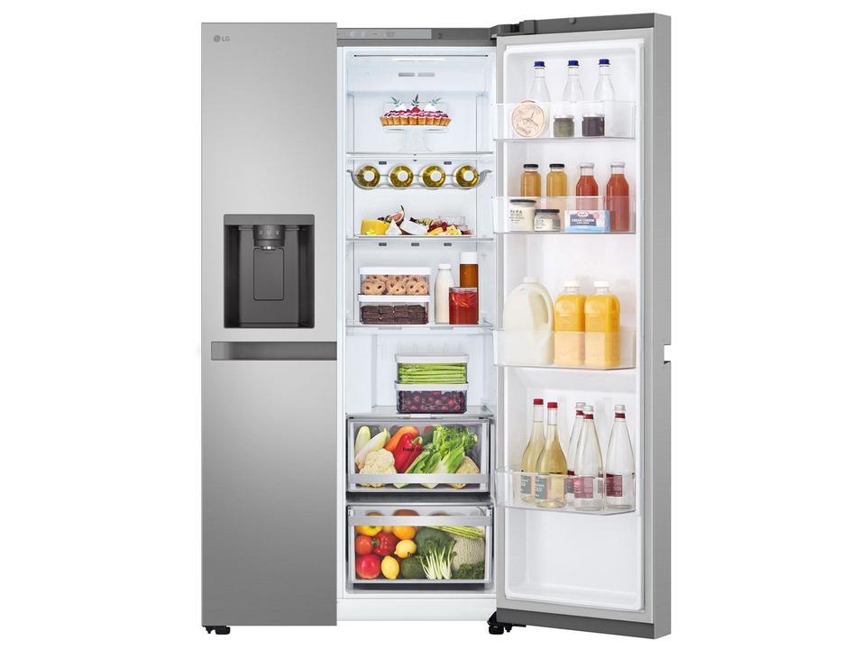 Geladeira/Refrigerador LG Smart Frost Free Side by Side Inox Look 638L GC-L267KLQX Bivolt - 13