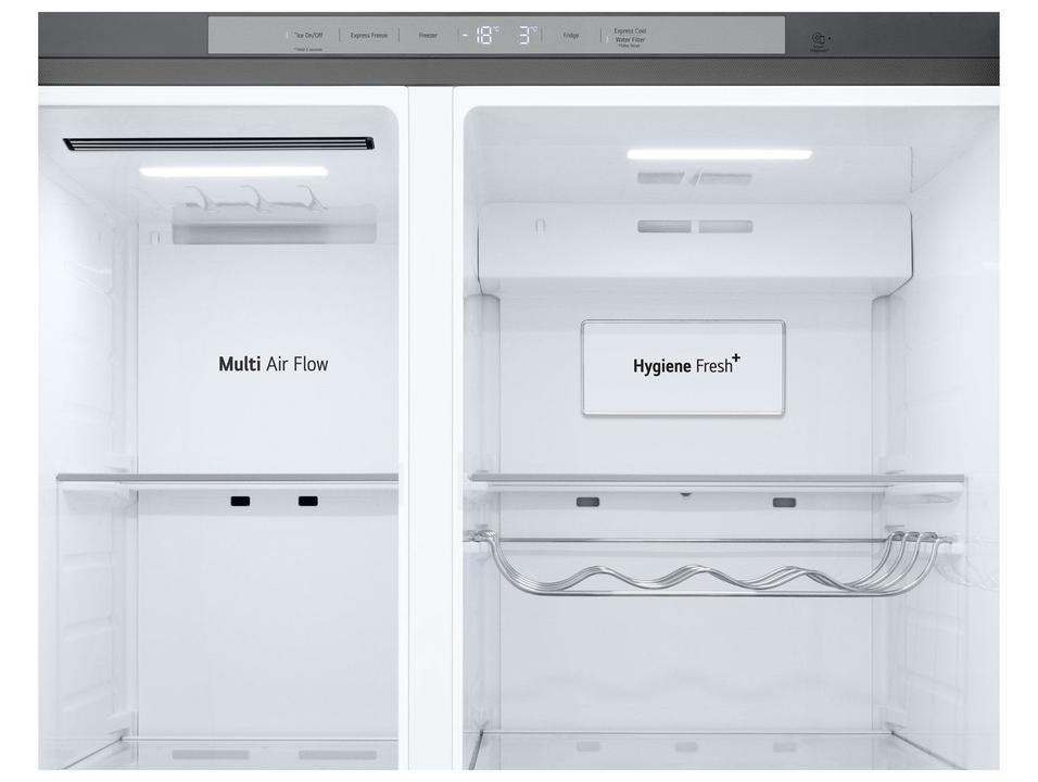 Geladeira/Refrigerador LG Smart Frost Free Side by Side Inox Look 638L GC-L267KLQX Bivolt - 16