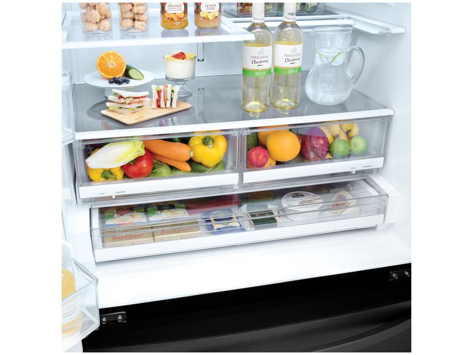 Geladeira/Refrigerador LG Smart Side by Side French Door Black Inox 660L GM-X288NQXH - 15