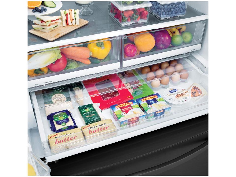 Geladeira/Refrigerador LG Smart Side by Side French Door Black Inox 660L GM-X288NQXH - 16