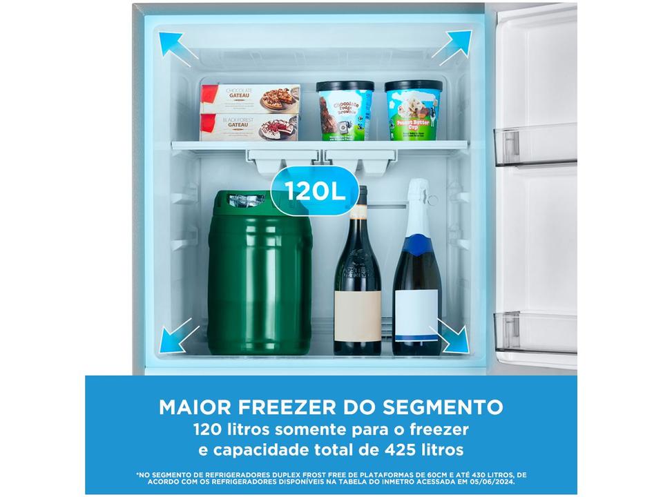 Geladeira/Refrigerador Midea Frost Free Duplex 425L MD-RT572EVD461 - 5