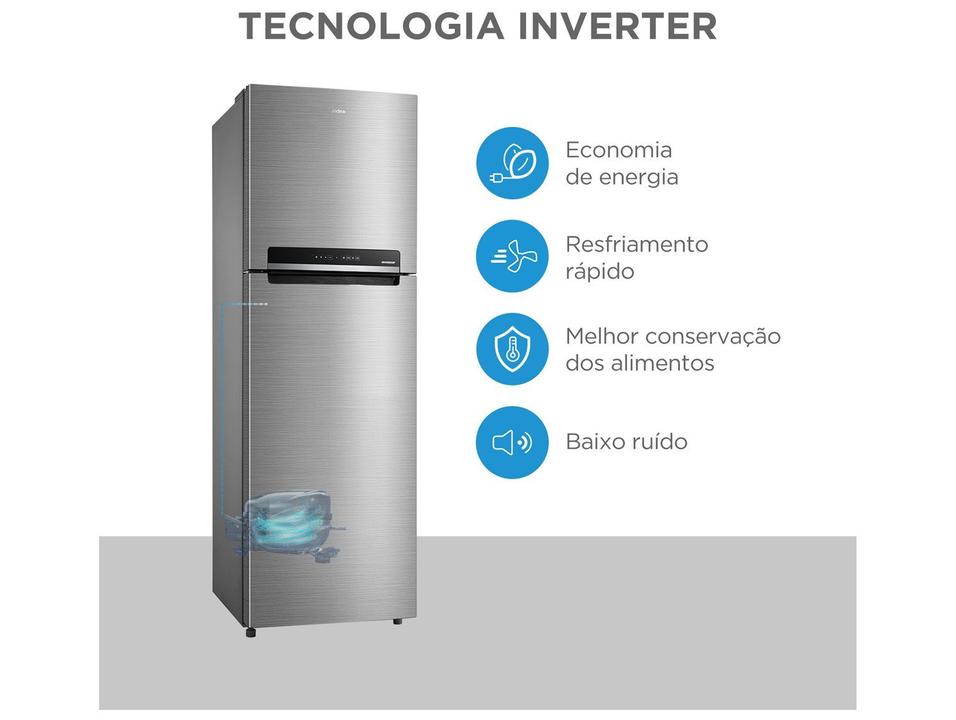 Geladeira/Refrigerador Midea Frost Free Duplex 425L MDRT572EVD463 Bivolt - 3