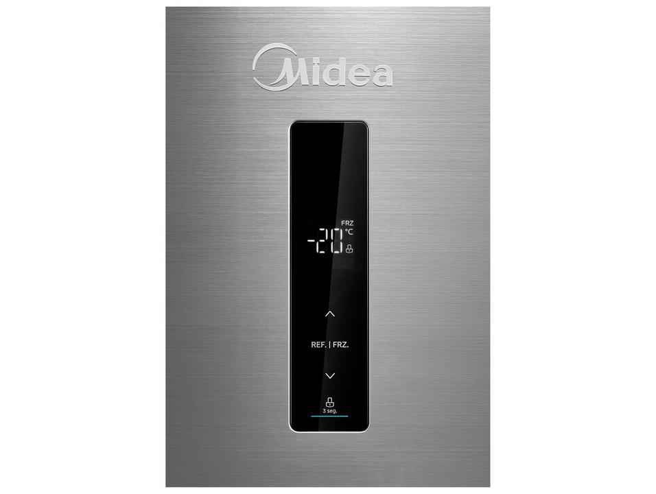 Geladeira/Refrigerador Midea Frost Free Inverse Inox 416L MDRB593FGD463 Bivolt - 7