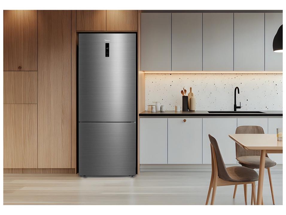 Geladeira/Refrigerador Midea Frost Free Inverse Inox 416L MDRB593FGD463 Bivolt - 5
