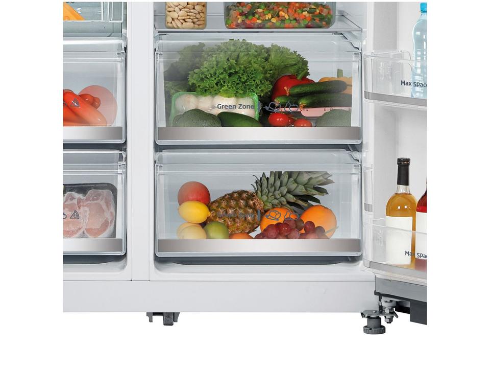 Geladeira/Refrigerador Midea Frost Free Side by Side Capacidade 528L RS5871 - 110 V - 9