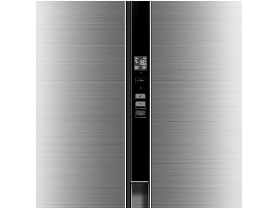 Geladeira/Refrigerador Midea Side by Side Prata 442L MDRS598FGA041 - 9