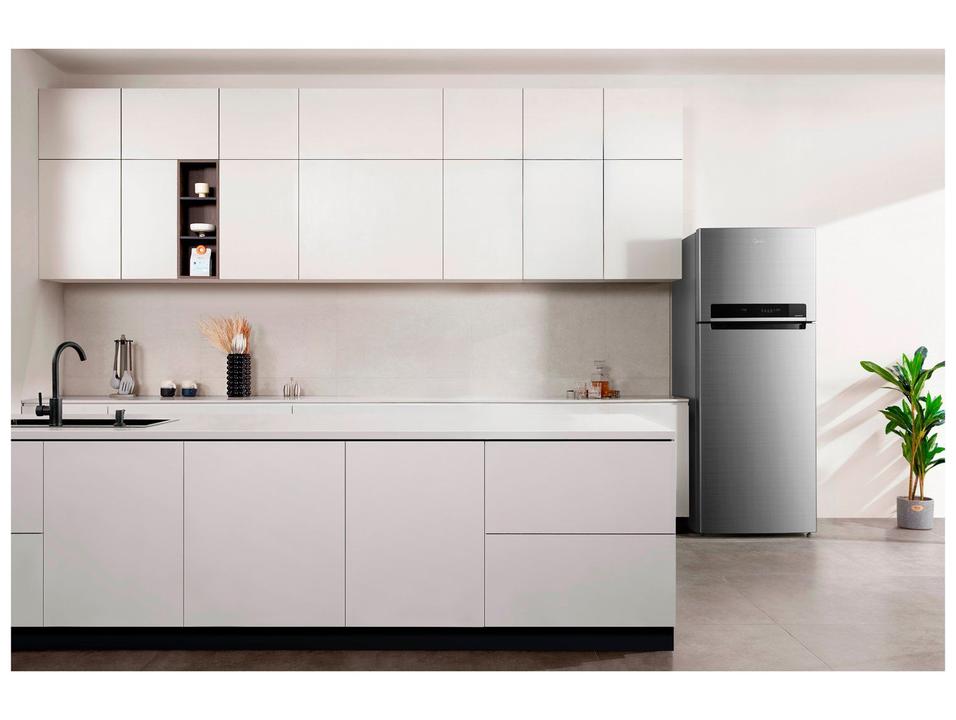 Geladeira/Refrigerador Midea Smart Frost Free Duplex Cor Inox 491L MD-RT650EVD463 Bivolt - 1