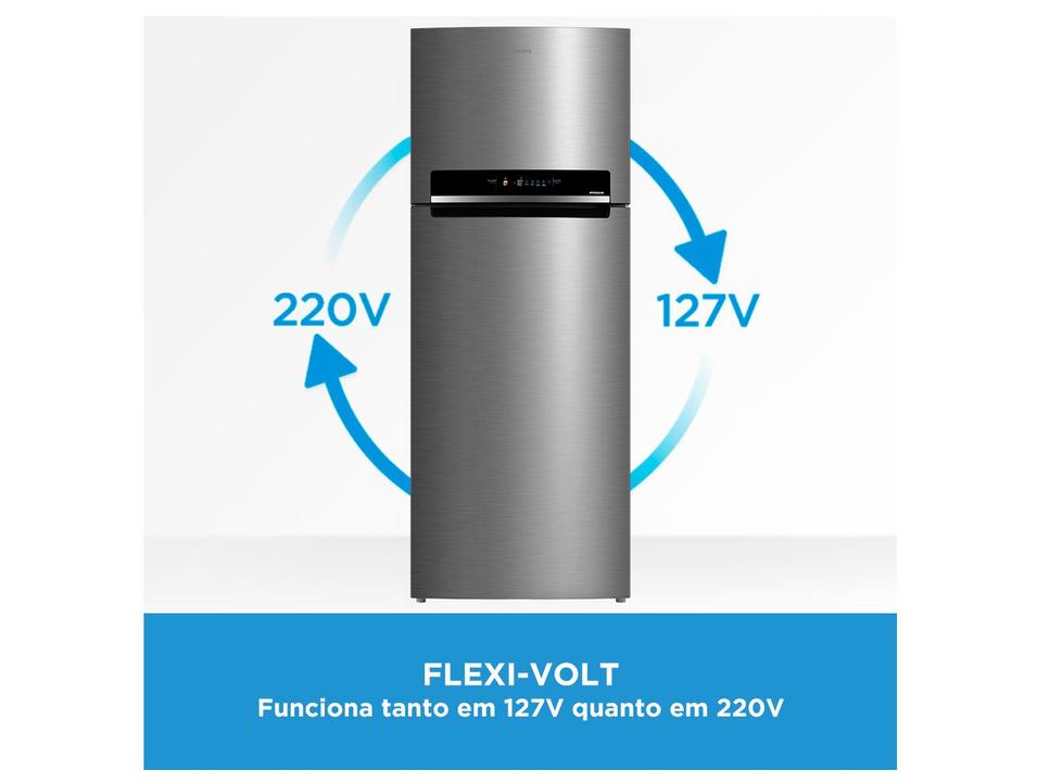 Geladeira/Refrigerador Midea Smart Frost Free Duplex Inox 491L MD-RT650EVK463 Inverter - 17