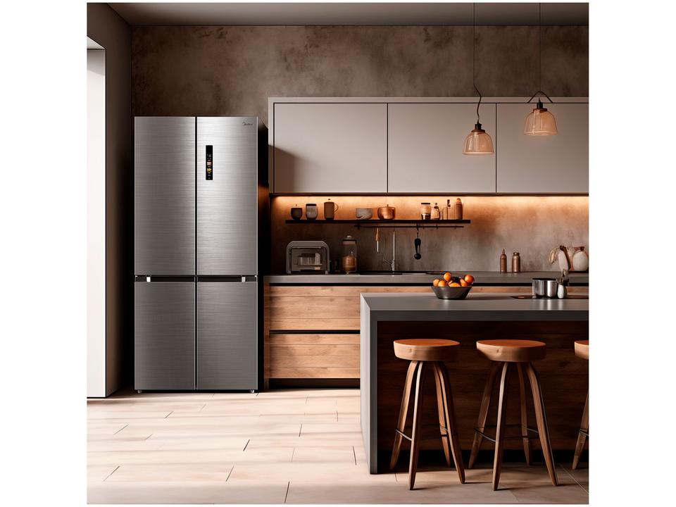 Geladeira/Refrigerador Midea Smart Frost Free French Door Prata 474L MD-RF691FGD463 Bivolt - 2