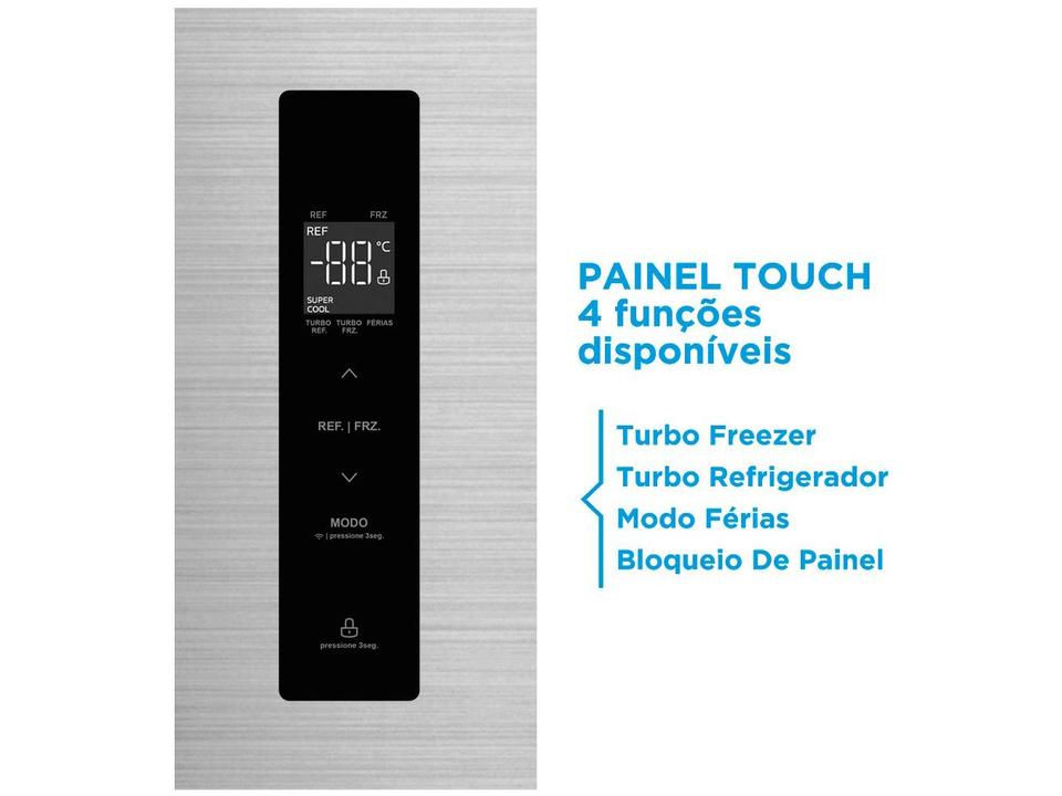 Geladeira/Refrigerador Midea Smart Frost Free Side by Side Inox 511L MDRS710FGD46 - 8