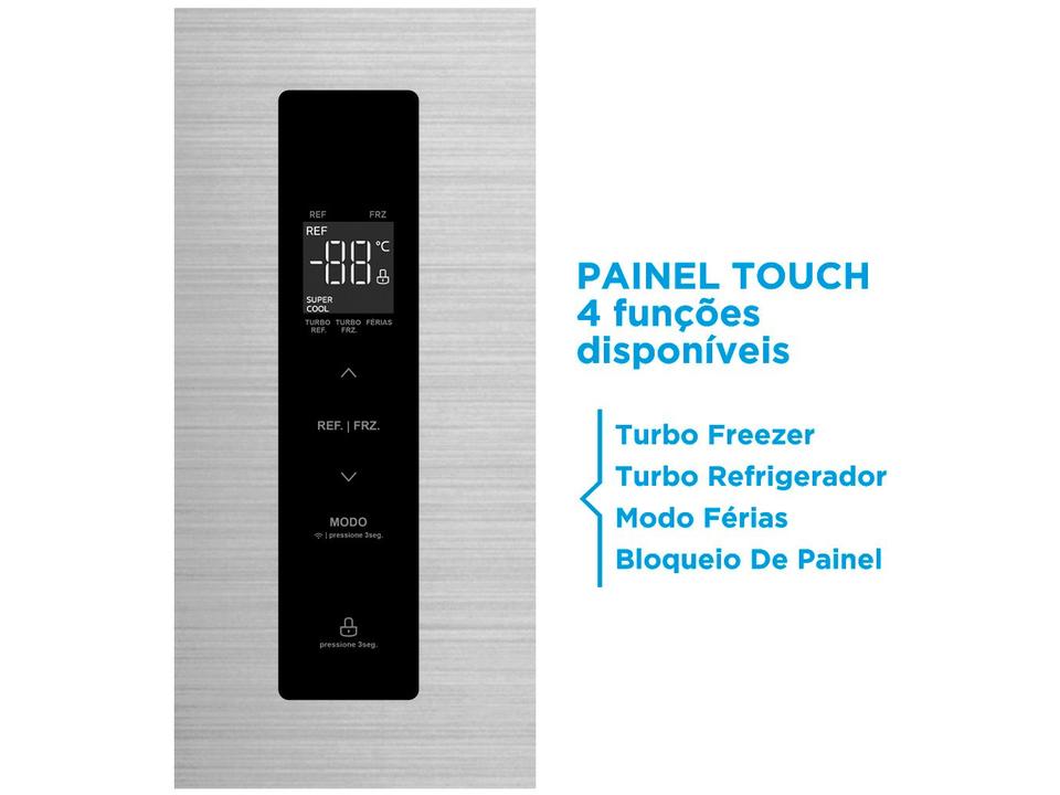 Geladeira/Refrigerador Midea Smart Frost Free Side by Side Inox 511L MDRS710FGD46 - 7