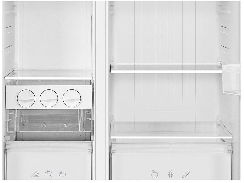 Geladeira/Refrigerador Midea Smart Frost Free Side by Side Inox 511L MDRS710FGD46 - 8