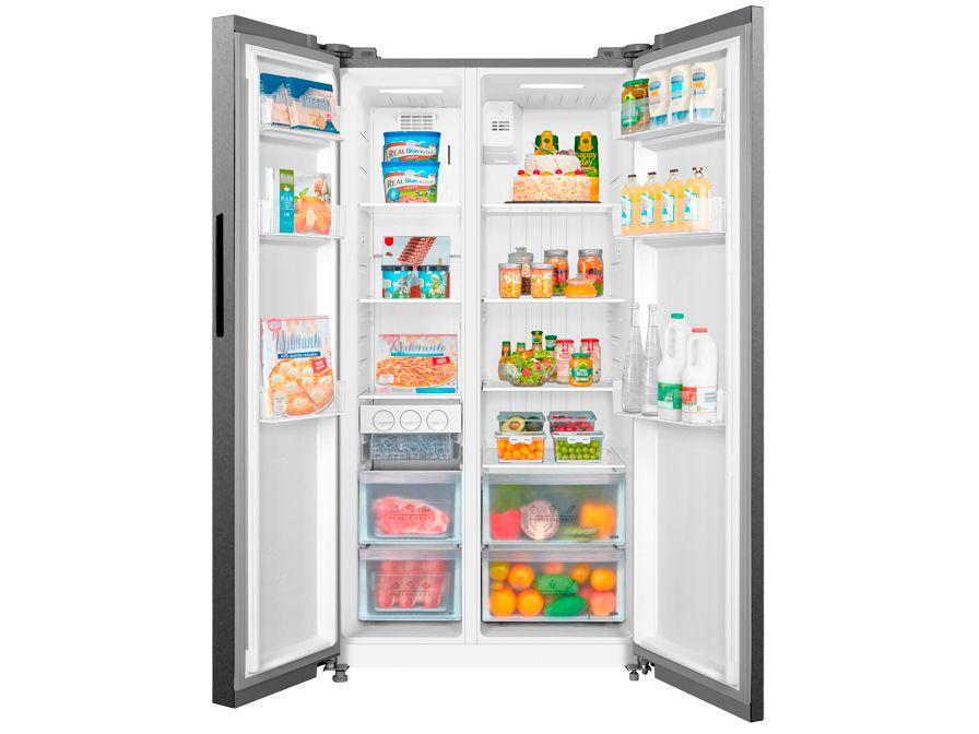 Geladeira/Refrigerador Midea Smart Frost Free Side by Side Inox 511L MDRS710FGD46 - 4