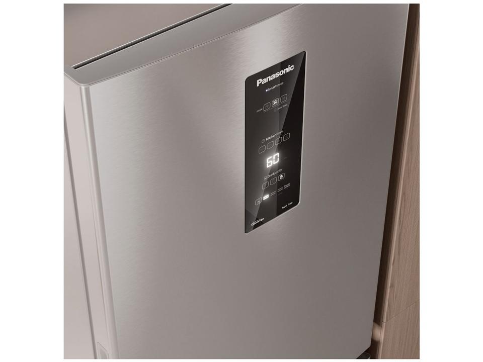 Geladeira/Refrigerador Panasonic Frost Free Duplex Inverse Aço Escovado 460L NR-BB64PV1X - 8