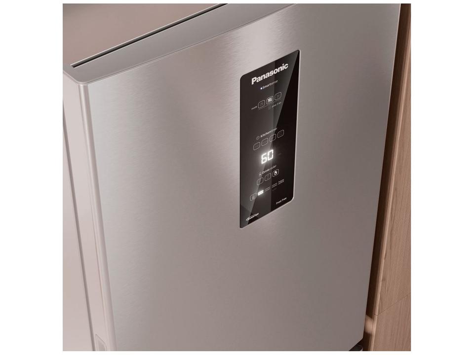 Geladeira/Refrigerador Panasonic Frost Free Duplex Inverse Aço Escovado 460L NR-BB64PV1X - 8