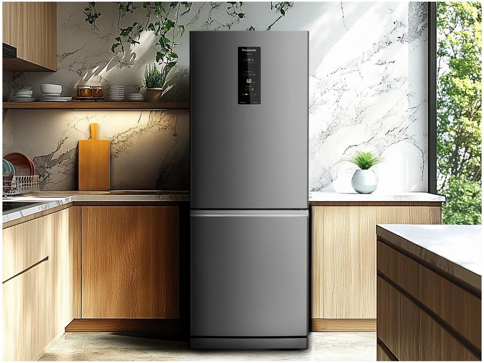 Geladeira/Refrigerador Panasonic Frost Free Duplex Inverse Aço Escovado 460L NR-BB64PV1X - 1