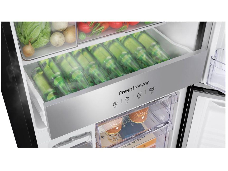 Geladeira/Refrigerador Panasonic Frost Free Duplex Inverse Black Glass 450L BB65 - 9