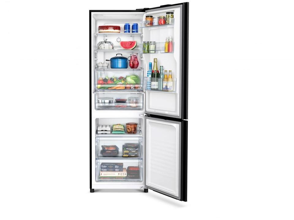 Geladeira/Refrigerador Panasonic Frost Free Inverse Black Glass 397L NR-BB41GV1BB - 5
