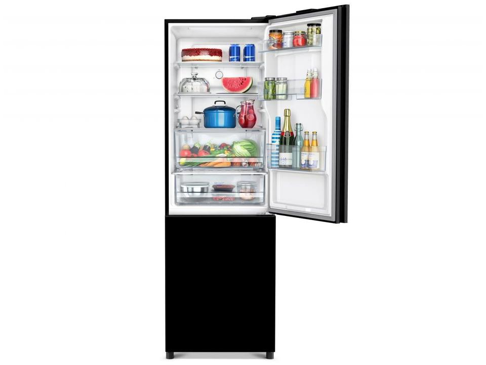 Geladeira/Refrigerador Panasonic Frost Free Inverse Black Glass 397L NR-BB41GV1BB - 7