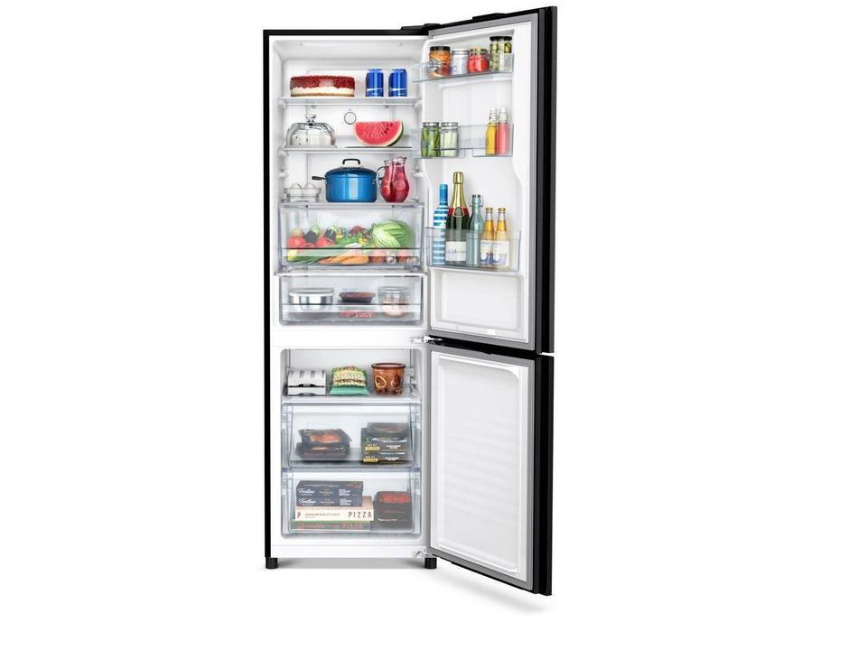 Geladeira/Refrigerador Panasonic Frost Free Inverse Black Glass 397L NR-BB41GV1BB - 5