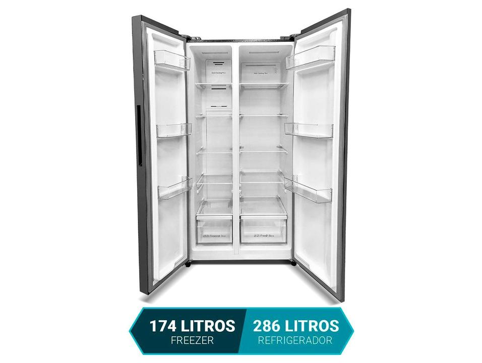 Geladeira/Refrigerador Philco Frost Free Side By Side 460L PRF46C - 3