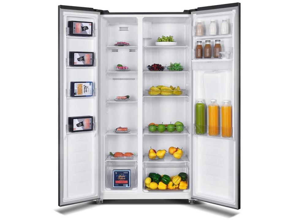 Geladeira/Refrigerador Philco Frost Free Side By Side Preto 434L PRF43A - 4