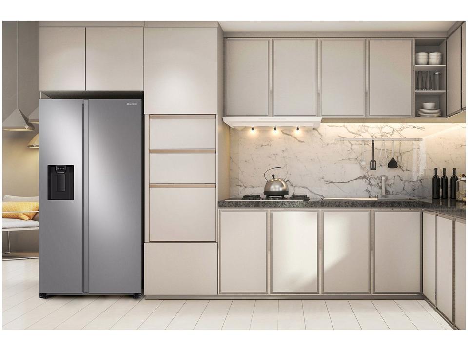 Geladeira/Refrigerador Samsung Frost Free Side by Side 628L com Dispenser de Água e Gelo RS60T5200S9 - 1