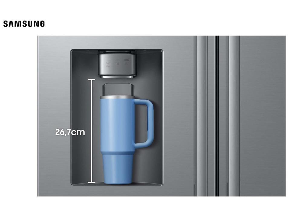 Geladeira/Refrigerador Samsung Smart French Door Inox 664L RF70H - 8