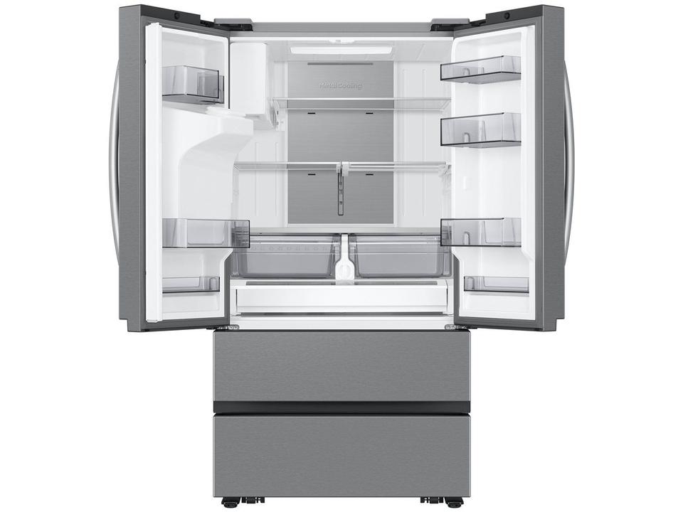 Geladeira/Refrigerador Samsung Smart Frost Free French Door Prata 467L com Dispenser de Água e Gelo RF26CG740 - 4