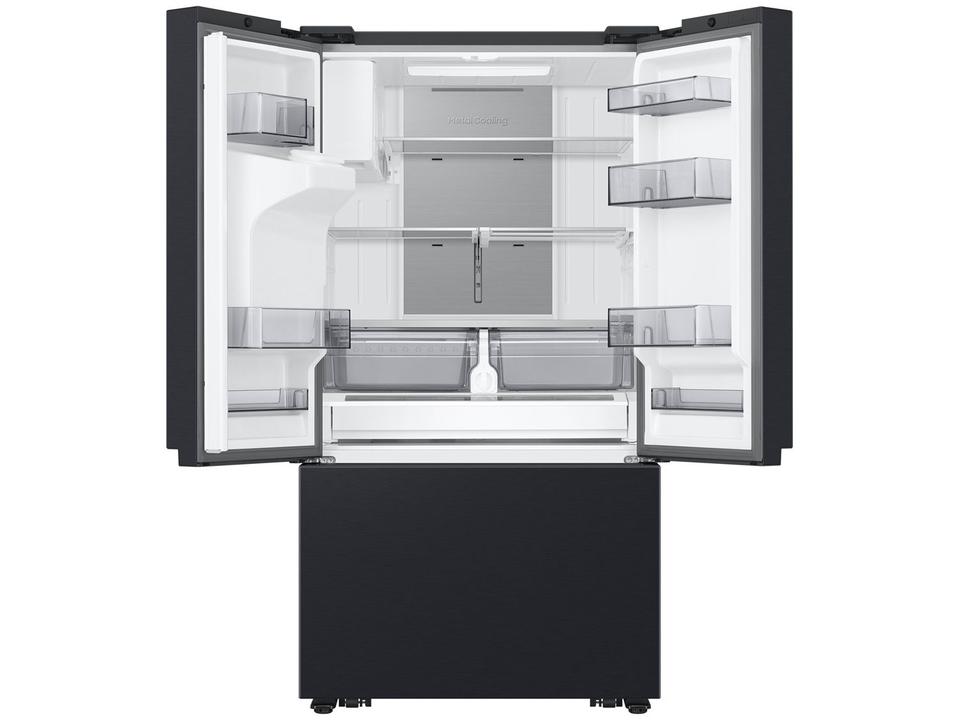 Geladeira/Refrigerador Samsung Smart Frost Free Inox French Door Preto 564L com Dispenser de Água e Gelo RF27CG591 - 110 V - 3