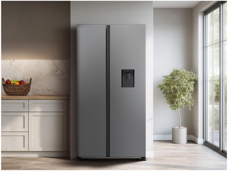 Geladeira/Refrigerador Samsung Smart Frost Free Side by Side Inox Look 560L RS57DG4100 - 1