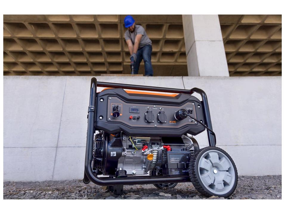 Gerador de Energia a Gasolina Tramontina 4T Partida Manual 6500W GGT7000E - 5