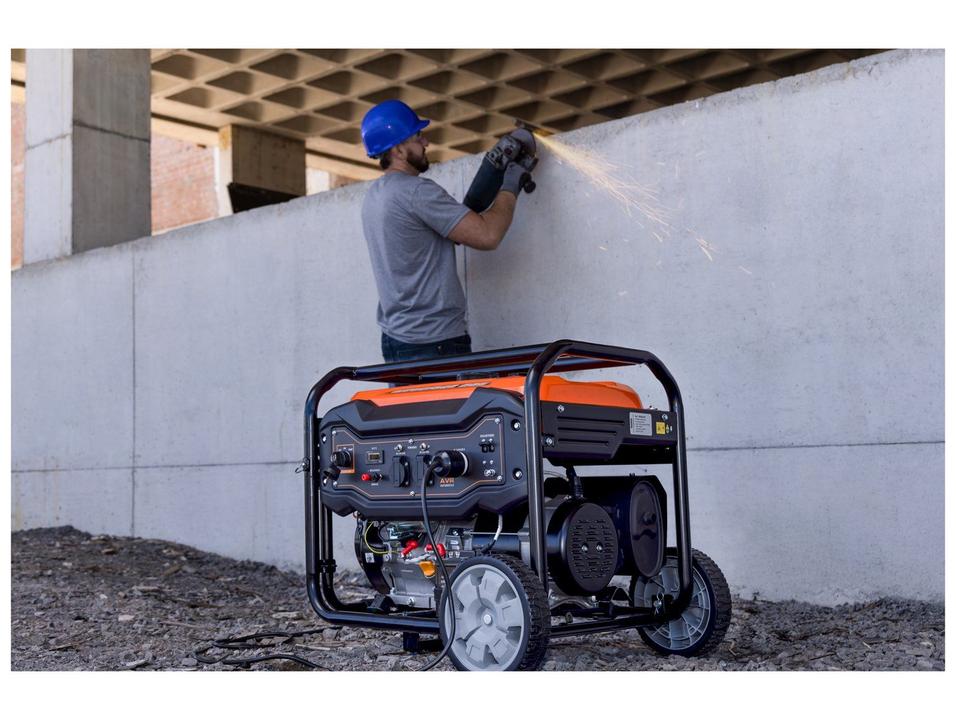 Gerador de Energia a Gasolina Tramontina 4T Partida Manual 6500W GGT7000E - 4