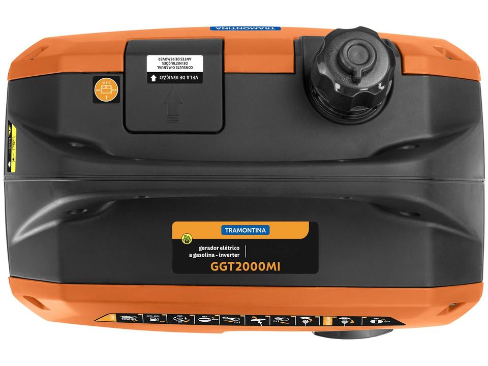 Gerador de Energia a Gasolina Tramontina Monofásico 4T Partida Manual 3,5Hp GGT2000MI - 8