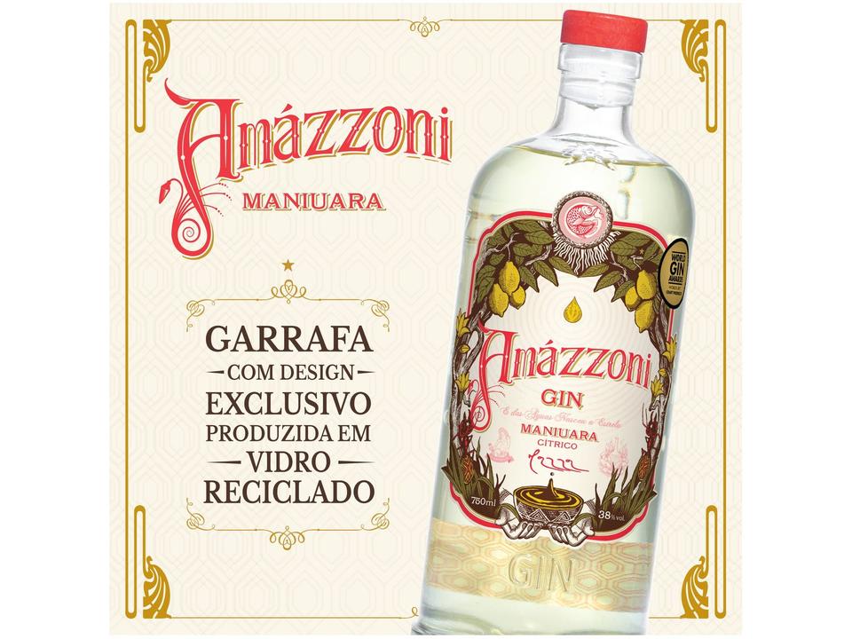 Gin Amázzoni Maniuara Cítrico 750ml - 6