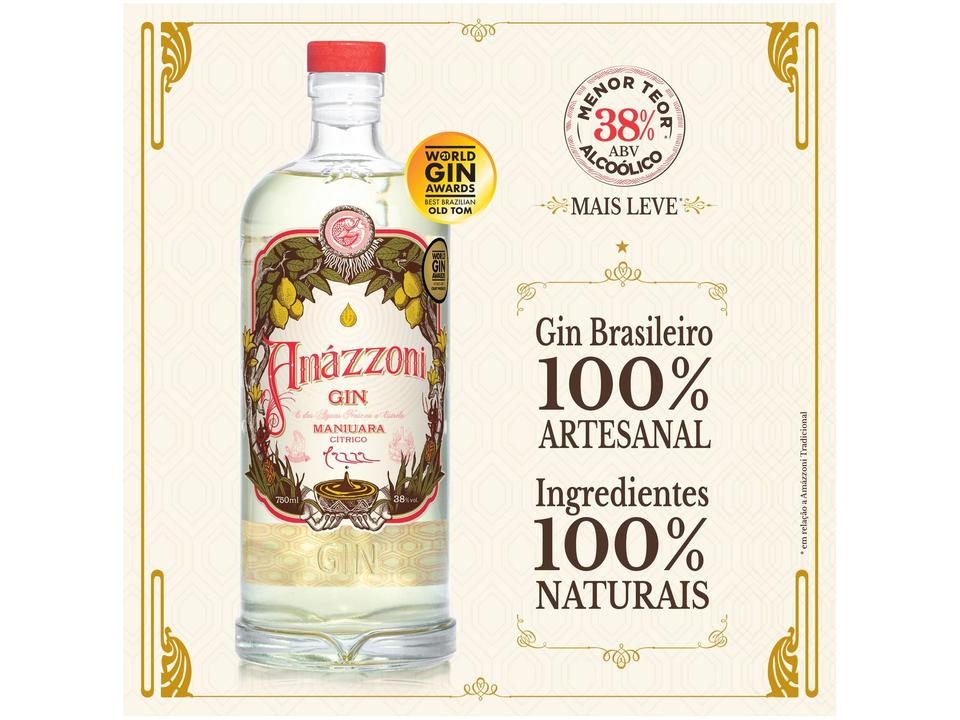 Gin Amázzoni Maniuara Cítrico 750ml - 4