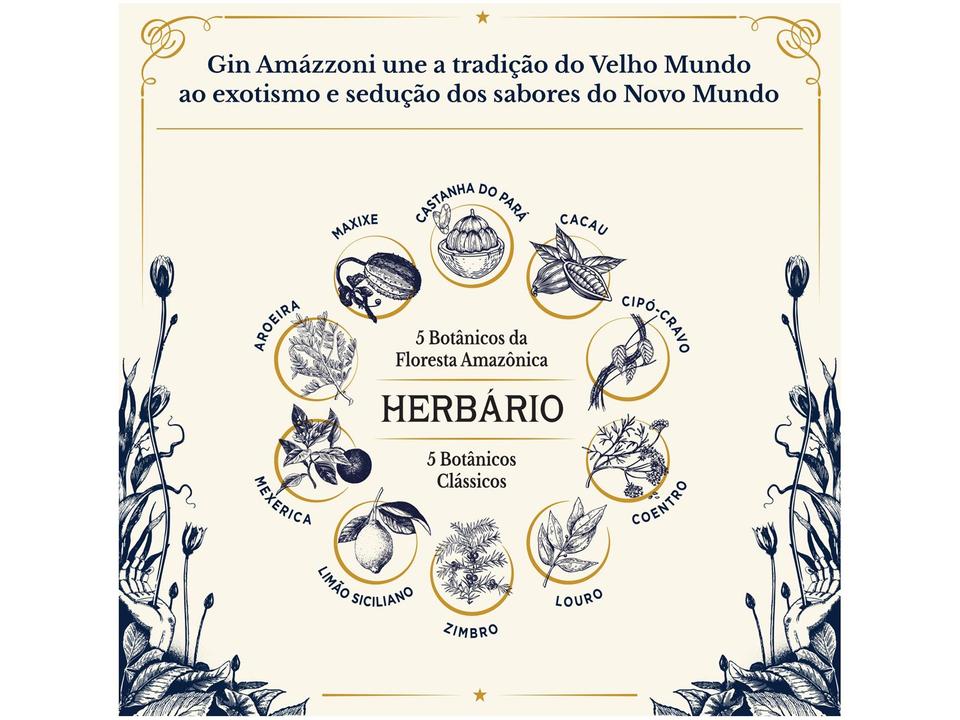 Gin Amázzoni Tradicional 750ml - 3