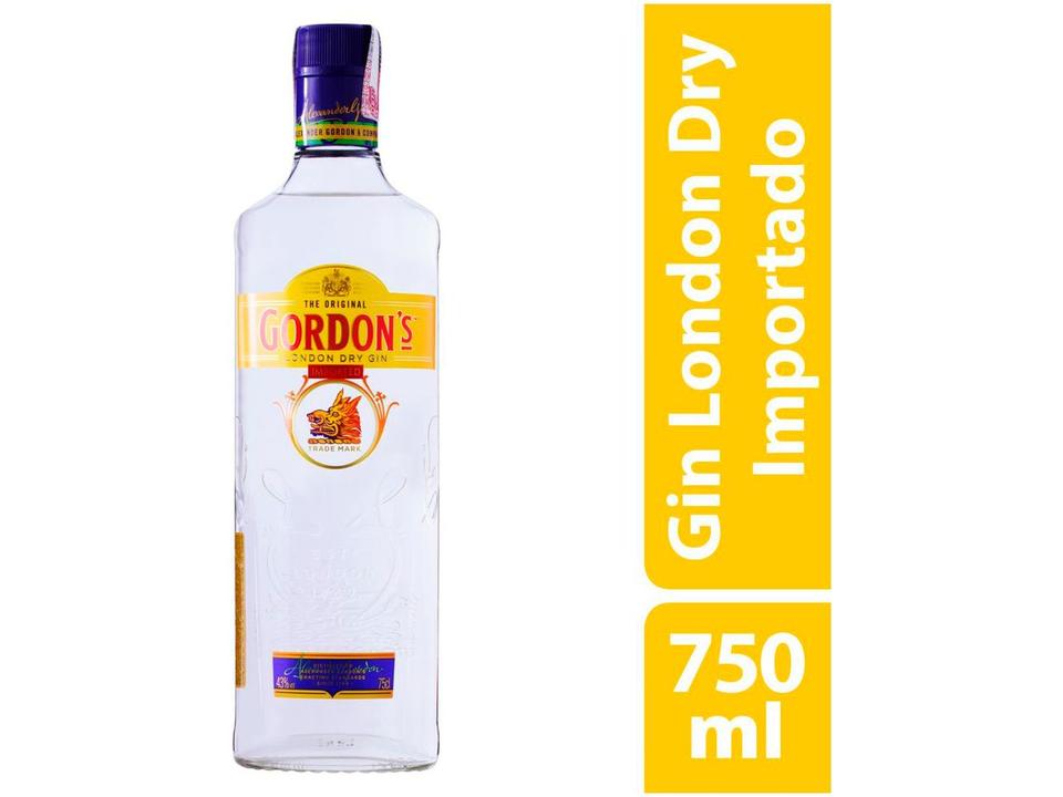 Gin Gordons London Dry Clássico e Seco 750ml - 1