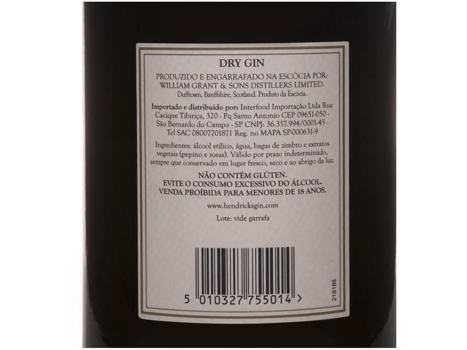 Gin Hendricks Artesanal Seco - 6