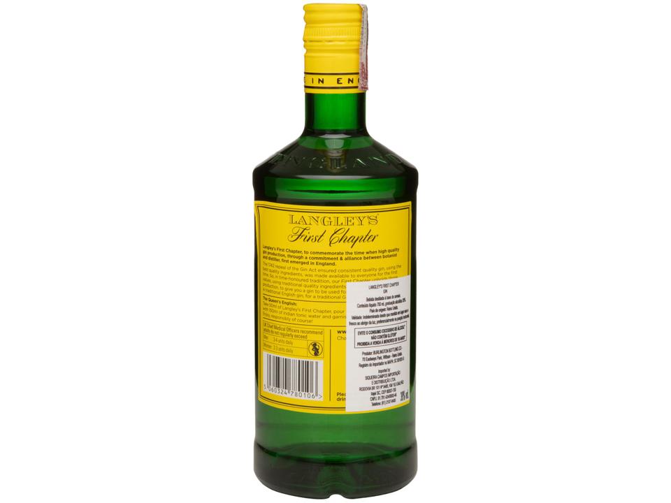 Gin Langleys London Dry Seco First Chapter - 700ml - 2