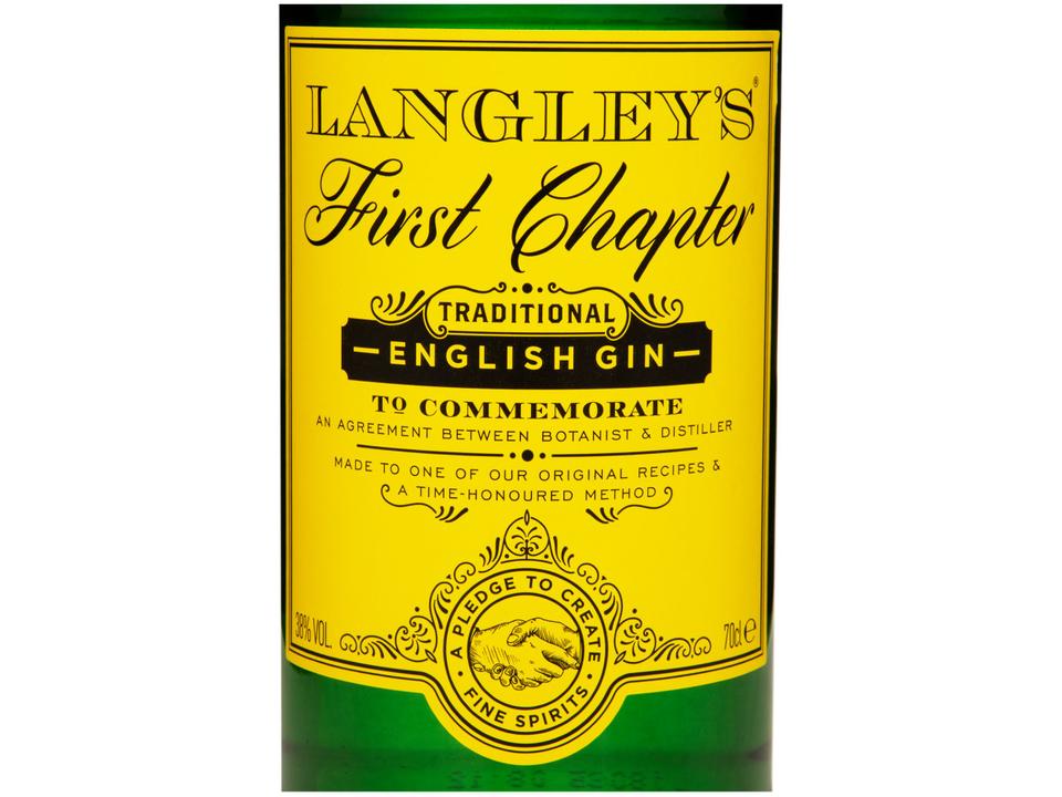 Gin Langleys London Dry Seco First Chapter - 700ml - 3