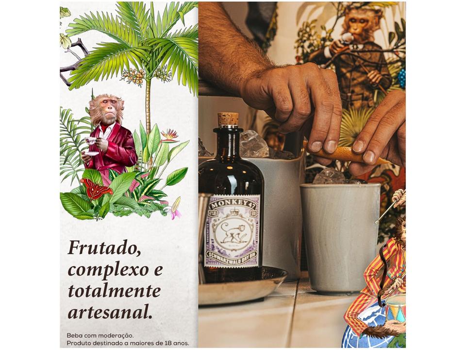 Gin Monkey 47 Dry Alemão 500ml - 4